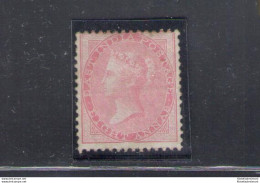 1856-64 India - Stanley Gibbson N. 49 - Regina Vittoria - 8 Anna Pale Carmine- M - Otros & Sin Clasificación
