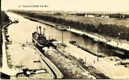 2461- Calvados - CAEN  ;  Canal De Caen à La Mer   Circulée En 1918 - Non Classés