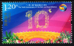 China - 2023 - Belt And Road Initiative - 10 Years - Mint Stamp - Ongebruikt