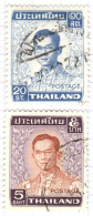 T+ Thailand 1972 Mi 623 627 Bhumipol Adujadeh - Thaïlande