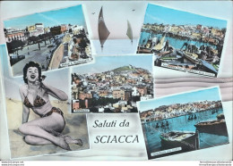 Ar101 Cartolina Saluti Da Sciacca Provincia Di Caltanisetta - Caltanissetta