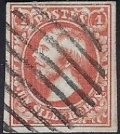 Luxembourg - Luxemburg - Timbres - 1852   Guillaume  III   Cachet Barres   Michel 2 - 1852 Guglielmo III