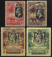 1922-29 Gambia George V 4v. MNH SG N. 118/21 - Otros & Sin Clasificación