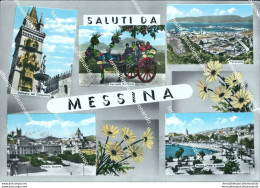 Bn296 Cartolina Saluti Da Messina Citta' Spedita Nel 1962 - Messina