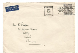 Melbourne Victoriqa Aistralia Dec 12 1949 With Post Now For Christmas Slogan ...............box9 - Lettres & Documents