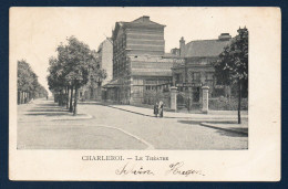 Charleroi. Le Théâtre. Entrée Du Café De L'Eden. Salle De Billards. 1901 - Charleroi