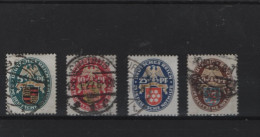 Deutsches Reich  Michel Kat.Nr.gest 398/401 (1) - Oblitérés