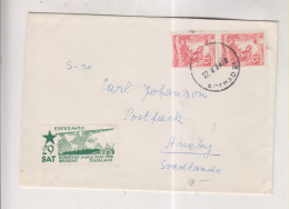 YUGOSLAVIA,1956 BEOGRAD Nice Cover To Sweden ESPERANTO Poster Stamp - Briefe U. Dokumente