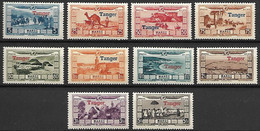 Maroc Aereo  22/31 (*) Sin Goma. 1928 - Airmail