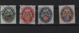 Deutsches Reich  Michel Kat.Nr.gest 398/401 (2) - Used Stamps
