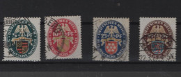 Deutsches Reich  Michel Kat.Nr.gest 398/401 (3) - Used Stamps
