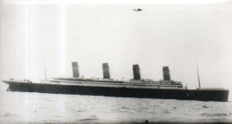 Paquebot Titanic Photographié à Cherbourg (50) Le 10 Avril 1912 - Bateaux