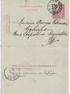 Carte-lettre N° 46 écrite De Liège Vers Liège - Carte-Lettere