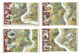 S 680, Liebig 6 Cards, Der Rhein Von Bingen Bis Coblenz ( German) (ref B16) - Liebig
