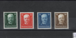 Deutsches Reich  Michel Kat.Nr.falz/* 403/406 - Unused Stamps