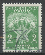 Yougoslavie - Jugoslawien - Yugoslavia Taxe 1953 Y&T N°T115- Michel N°P101 (o) - 2d étoile - Postage Due