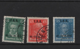 Deutsches Reich  Michel Kat.Nr.gest 407/409 (3) - Used Stamps