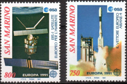 San Marino Serie Completa Año 1991 Yvert Nr. 1264/65  Nueva  Europa CEPT - Unused Stamps