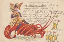 FR3202  --  SOUVENIR DU CARNAVAL DE NICE   --  MADAME CARNAVAL  --  1915 - Carnival