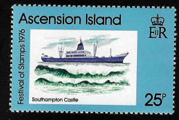 1976 Southampton Castle  Michel AC 214 Stamp Number AC 214 Yvert Et Tellier AC 215 Stanley Gibbons AC 217 Xx MNH - Ascensione