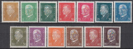 DR  410-422, Ungebraucht *, Reichspräsidenten, 1928 - Unused Stamps