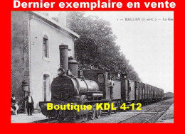 AL REP 17 - Train - Loco 030 T N° 304 En Gare - BALLAN - Indre Et Loire 37 - ETAT - REPRODUCTION - Ballan-Miré