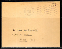 P273 - LETTRE EN FRANCHISE POSTE AUX ARMEES A.F.N. DU 18/04/60 - Briefe U. Dokumente