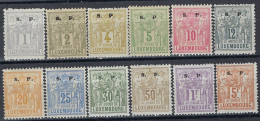 Luxembourg - Luxemburg - Timbres - 1883   Allégorie   Série   S.P.   *   VC. 250,- - 1882 Allégorie