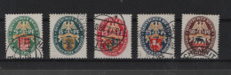 Deutsches Reich  Michel Kat.Nr. Gest 425/429 (2) - Used Stamps