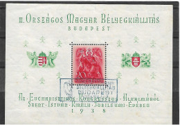 HUNGRIA, 1938 - Gebraucht