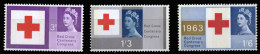 GRAN BRETAÑA. ** 378/80. Cruz Roja. Fósforo. Cat. 111 €. - Unused Stamps