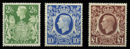 GRAN BRETAÑA. ** 233/34 Y 245. Jorge VI. Cat. 124 €. - Unused Stamps