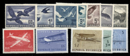 AUSTRIA. * Av. 54/60 (el 2S. Tiene Doblez), Av. 61/62 Y 63/65. Cat. 266 €. - Unused Stamps