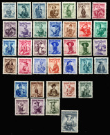 AUSTRIA. * 738A/54A. Cat. 82 €. - Unused Stamps