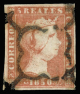 Ø 3. 5 Reales. Muy Bonito. Marquillado. Cat. 400 €. - Used Stamps
