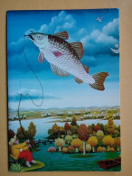 KOV 510-1 - FISH, POISSON, PECHEUR, FISHERMAN, PAINTING - Fish & Shellfish