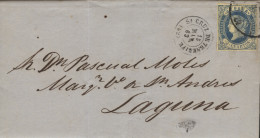 Ø 57 En Carta De Santa Cruz De Tenerife A La Laguna, El 15/3/1862. - Cartas & Documentos