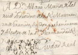 D.P. 23. 1803 (8 OCT). Carta De Infantes A Ciudad Real. Marca Nº 1N. Rara. - ...-1850 Prefilatelia