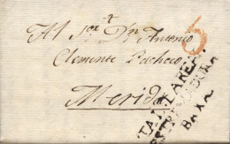 D.P. 13. 1814 (14 JUN). Carta De Talavera La Real A Mérida. Marca Nº 2N. Bonita. - ...-1850 Prephilately
