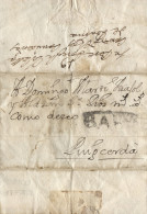 D.P. 5. 1743 (23 SEP). Carta Circulada De Barcelona A Puigcerdà. Marca Nº 19N. - ...-1850 Préphilatélie