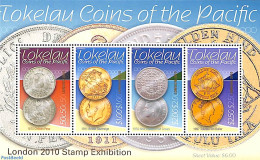 Tokelau Islands 2010 London 2010 Stamp Exhibition S/s, Mint NH, Various - Philately - Money On Stamps - Monedas