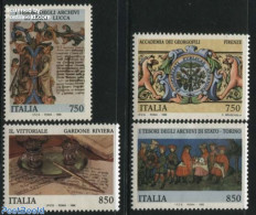 Italy 1996 Art Treasures 4v, Mint NH, History - Coat Of Arms - Art - Books - Museums - Other & Unclassified