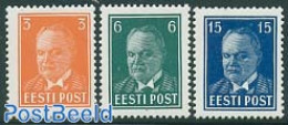 Estonia 1940 Definitives 3v, Mint NH - Estonie