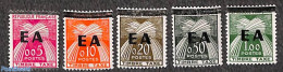 Algeria 1962 Postage Due Overprints 5v, Mint NH - Andere & Zonder Classificatie