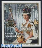 Aitutaki 1986 Queen Birthday S/s, Mint NH, History - Kings & Queens (Royalty) - Royalties, Royals
