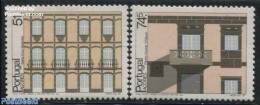 Azores 1987 Architecture 2v, Mint NH, Art - Architecture - Azoren