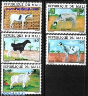 Mali 1981 Sheep 5v, Mint NH, Nature - Animals (others & Mixed) - Cattle - Mali (1959-...)