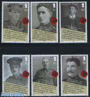 Isle Of Man 2008 Lest We Forget 6v, Mint NH, History - History - World War I - WW1 (I Guerra Mundial)