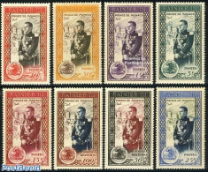 Monaco 1950 Rainier III 8v, Unused (hinged), History - Kings & Queens (Royalty) - Unused Stamps