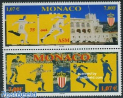Monaco 1999 AS Monaco 2v [:], Mint NH, Sport - Athletics - Football - Handball - Sport (other And Mixed) - Table Tenni.. - Ungebraucht